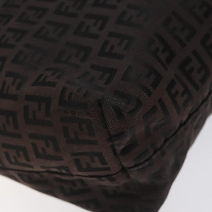 Fendi Zucchino Canvas, BLACK, CANVAS, Tote bag