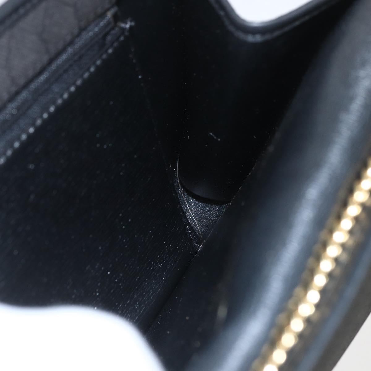 Christian Dior Vintage Honeycomb chain Canvas, BLACK, CANVAS, Clutche & pouche