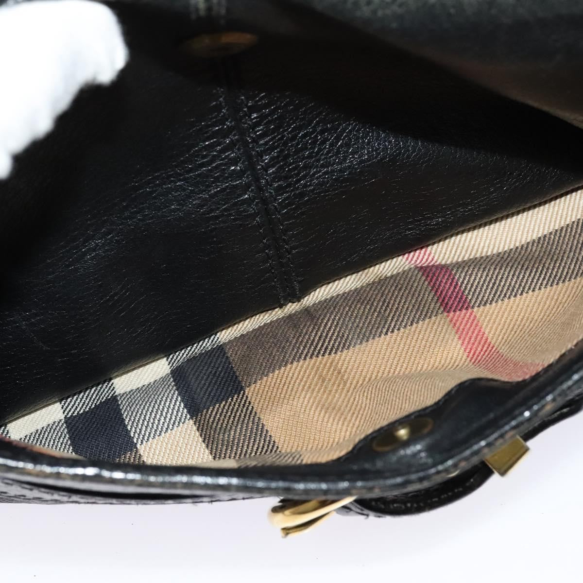 Burberry Shoulder Bag Leather, BLACK, LEATHER, Shoulder bag