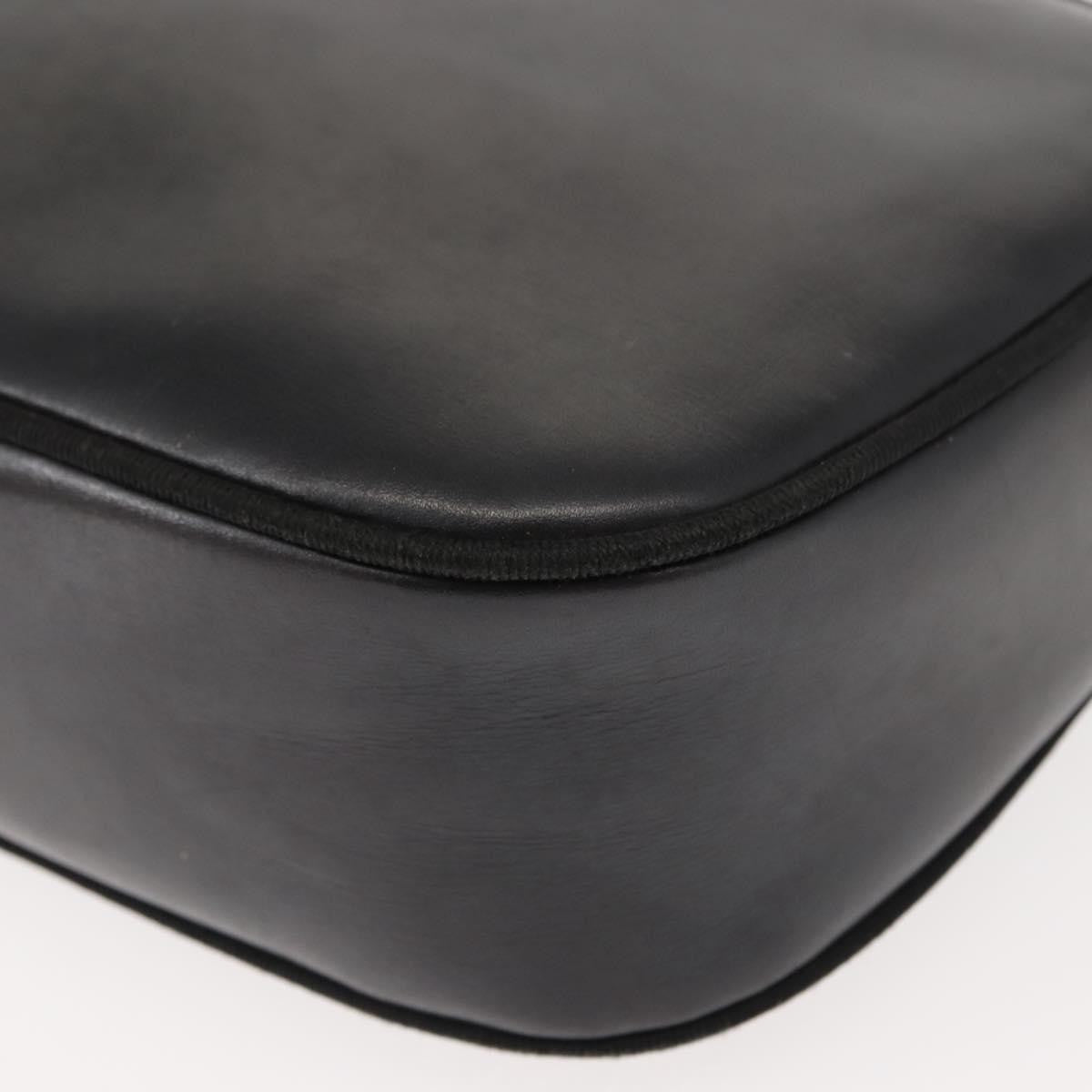 Salvatore Ferragamo Vala Shoulder Bag Leather, BLACK, LEATHER, Shoulder bag