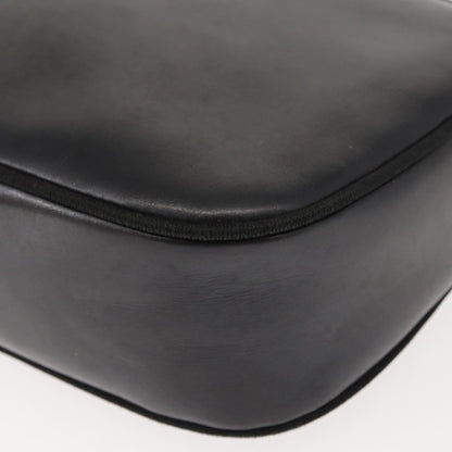 Salvatore Ferragamo Vala Shoulder Bag Leather, BLACK, LEATHER, Shoulder bag