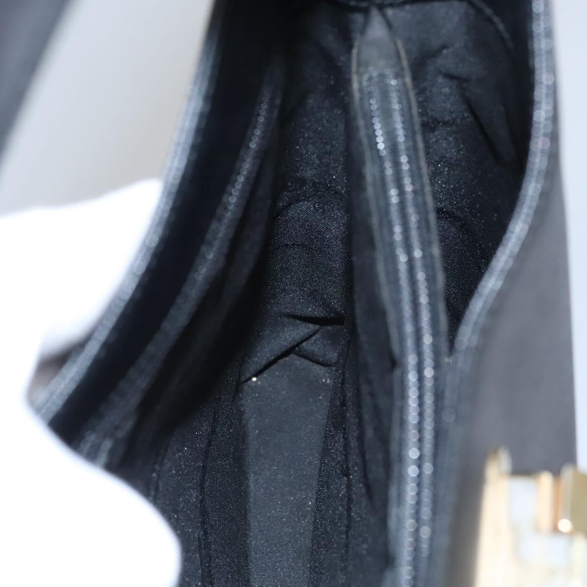 Salvatore Ferragamo Gancini Shoulder Bag Leather, BLACK, LEATHER, Shoulder bag