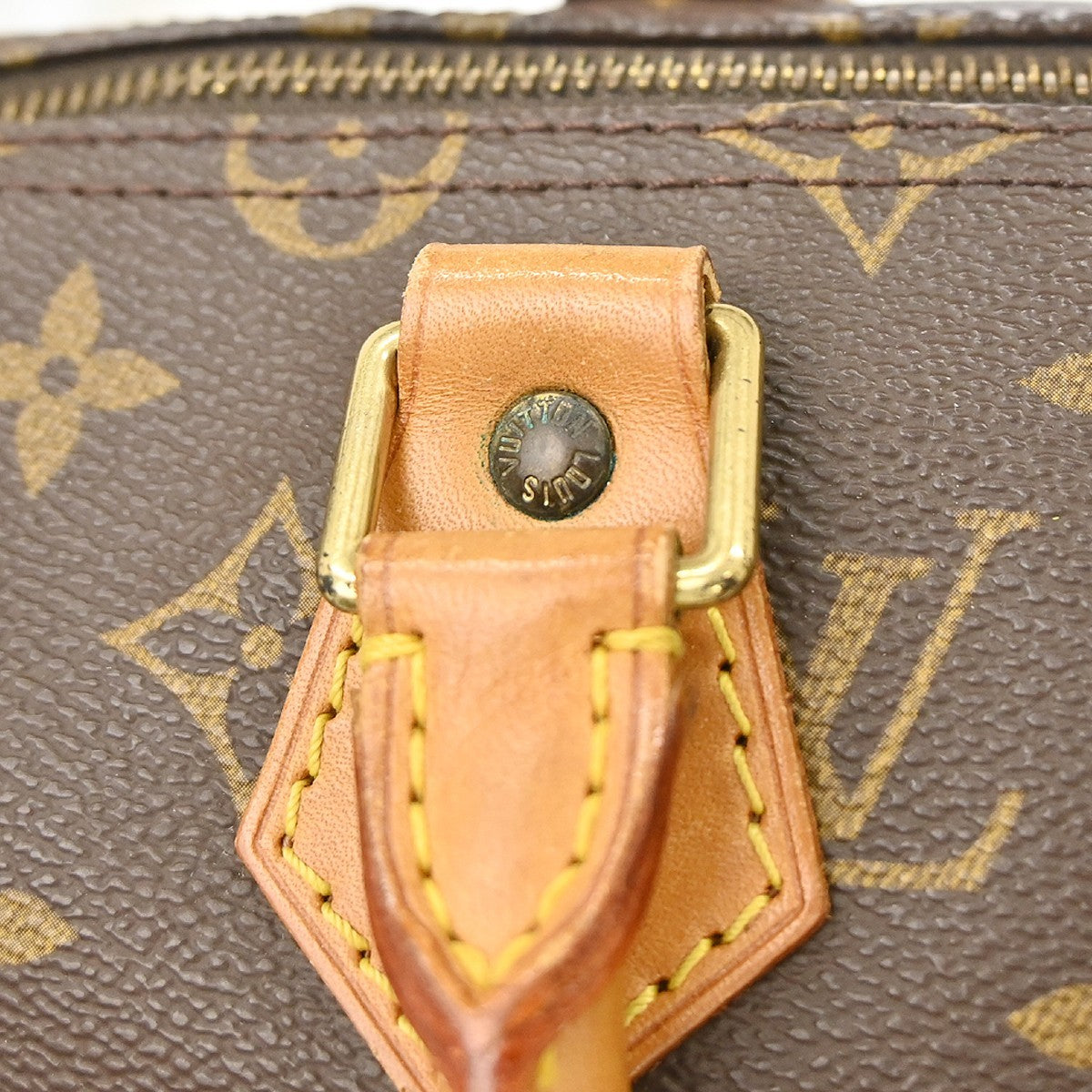 Louis Vuitton Speedy Handbag Monogram Canvas, Brown, Canvas, Handbag
