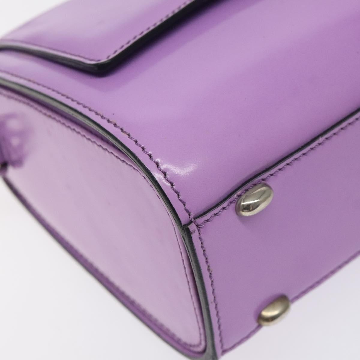 Celine Shoulder Bag Leather, PURPLE, LEATHER, Shoulder bag