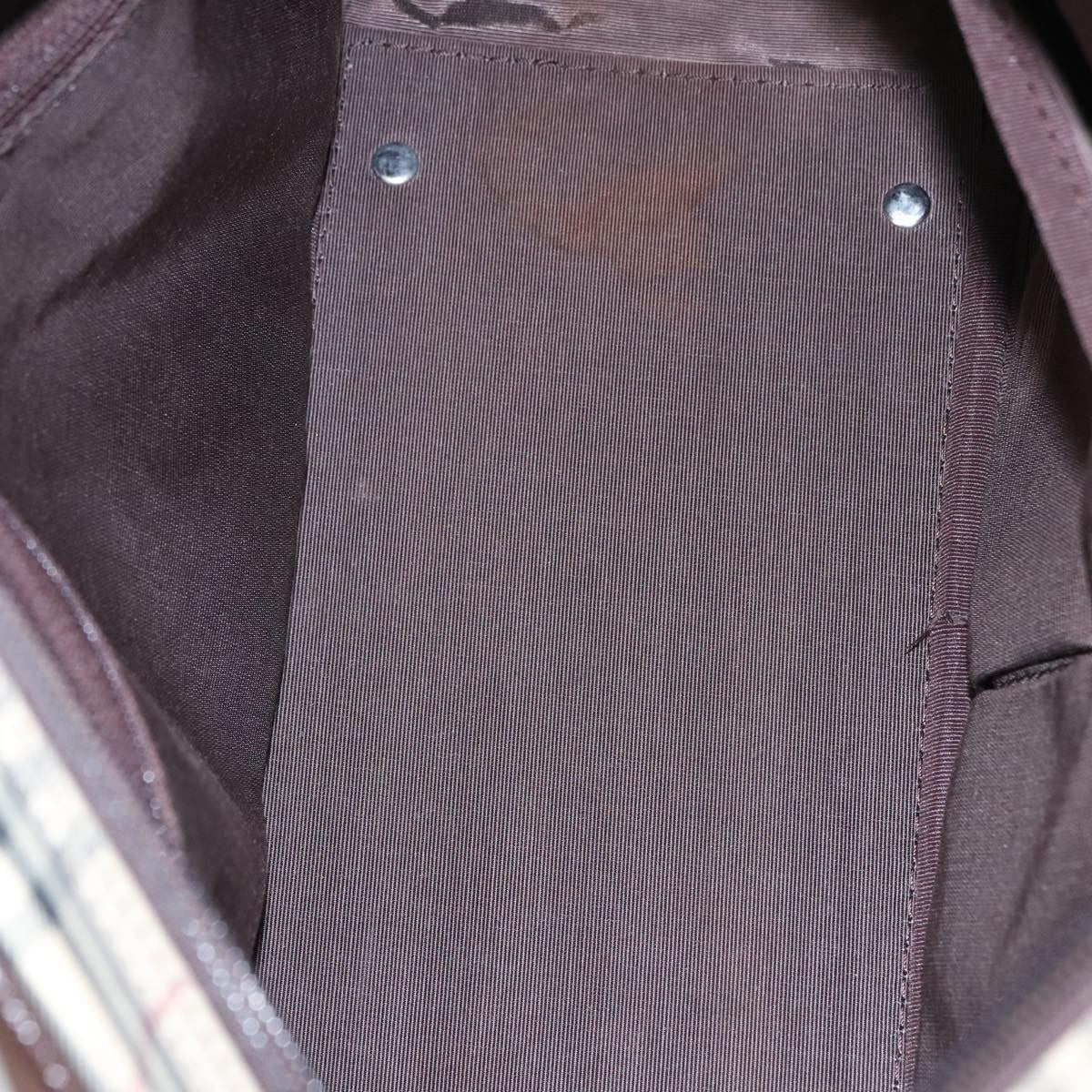 Burberry Nova Check Bowling Bag Canvas, BEIGE, CANVAS, Travel bag