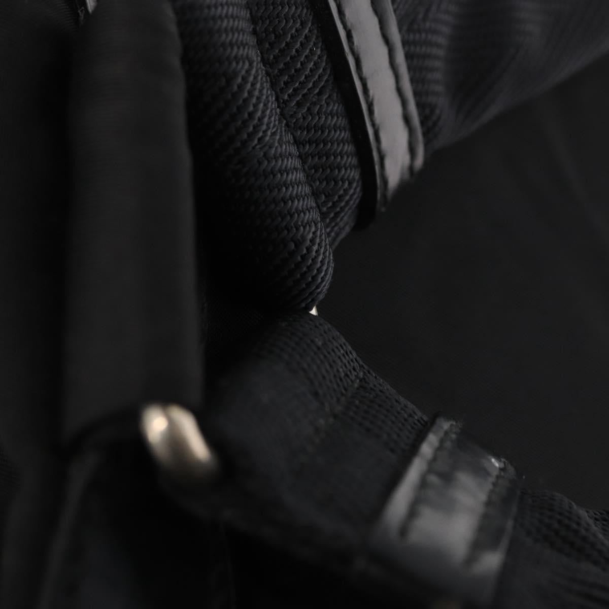 Prada Double Front Pocket Backpack Tessuto, BLACK, NYLON, Backpack