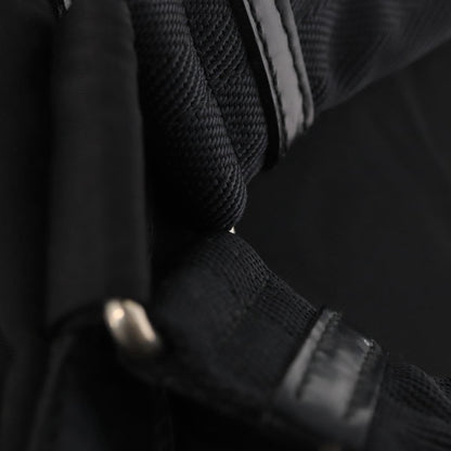 Prada Double Front Pocket Backpack Tessuto, BLACK, NYLON, Backpack