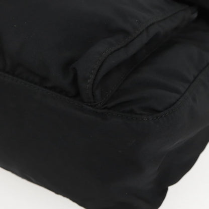 Prada Buckle Messenger Bag Tessuto, BLACK, NYLON, Crossbody bag