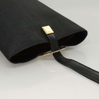 Celine Circle logo Canvas, BLACK, CANVAS, Shoulder bag