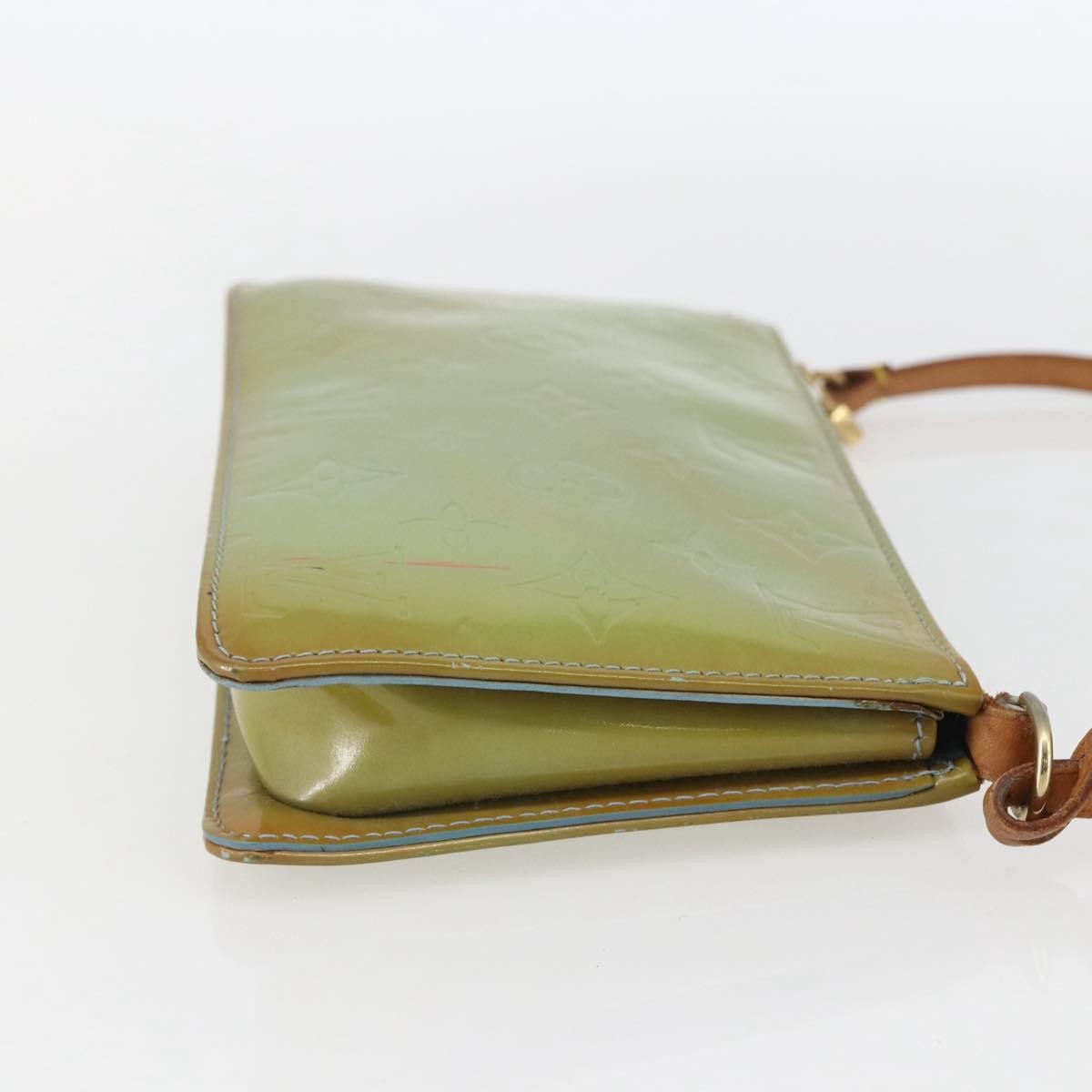 Louis Vuitton Lexington Pochette Monogram Vernis, GREEN, PATENT_LEATHER, Clutche & pouche
