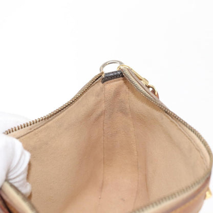 Louis Vuitton Pochette Accessoires Limited Edition Cherry Blossom Monogram, BROWN, CANVAS, Clutche & pouche