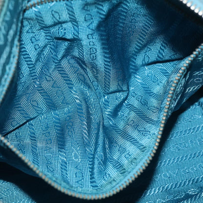Prada Vintage Chain Shoulder Bag Tessuto, BLUE, NYLON, Shoulder bag