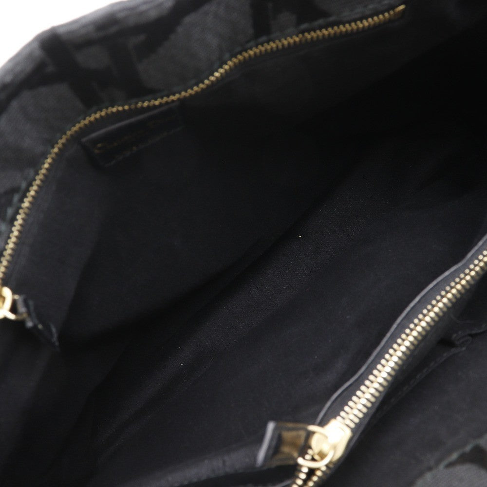 Christian Dior Lady cannage Matelassé, BLACK, CANVAS, Tote bag