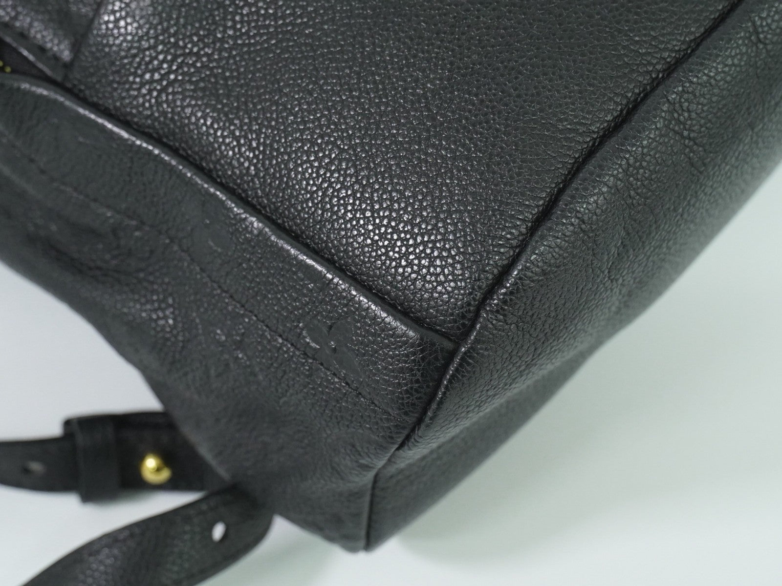 Louis Vuitton Sorbonne Backpack Monogram Empreinte Leather, BLACK, LEATHER, Backpack