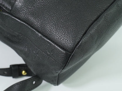 Louis Vuitton Sorbonne Backpack Monogram Empreinte Leather, BLACK, LEATHER, Backpack