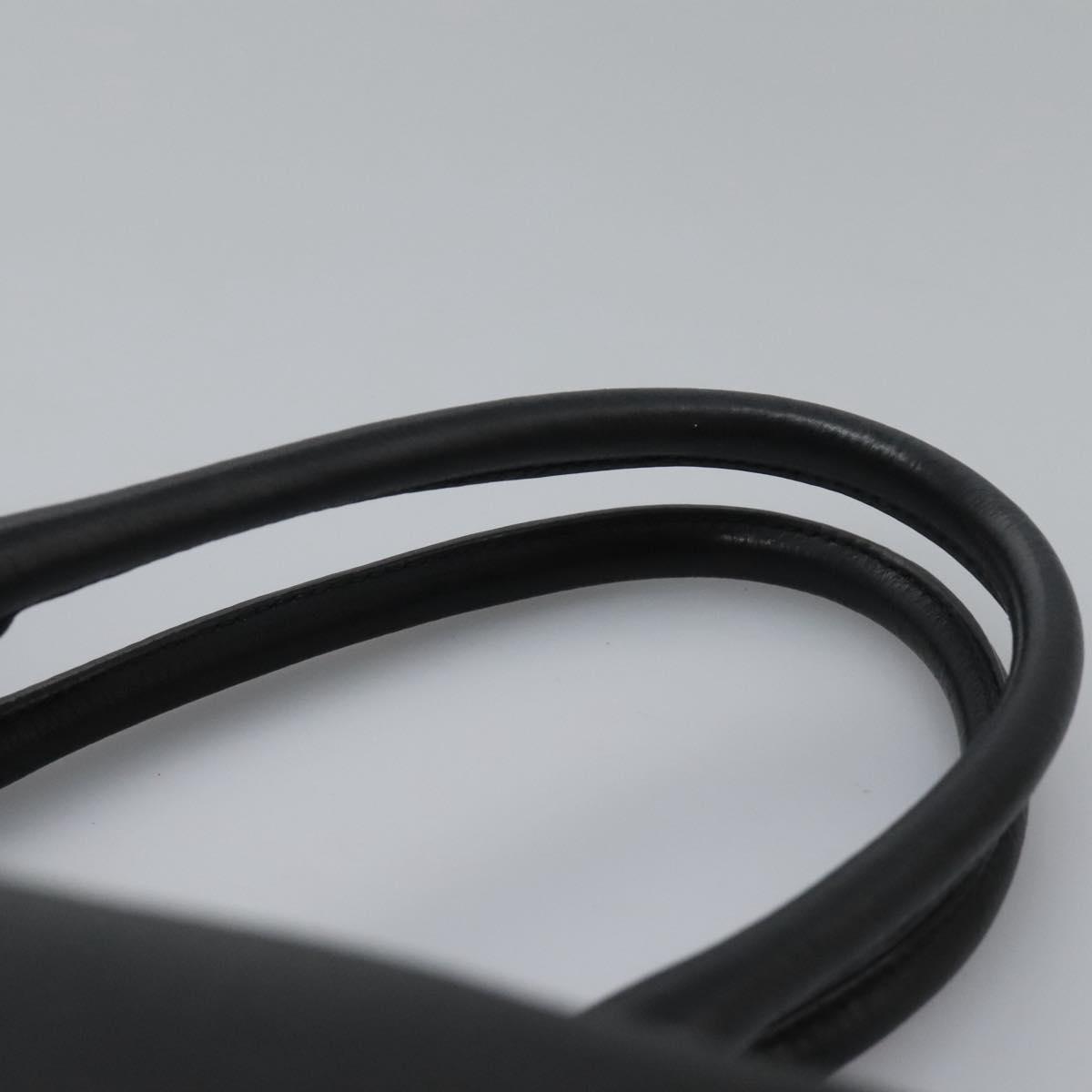 Prada Shopping Tote Vitello Daino, BLACK, LEATHER, Tote bag