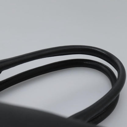 Prada Shopping Tote Vitello Daino, BLACK, LEATHER, Tote bag