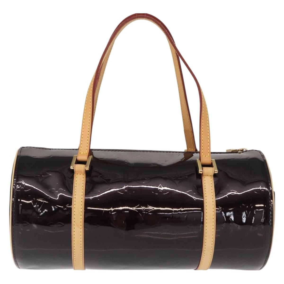 Louis Vuitton Bedford Handbag Monogram Vernis, BURGUNDY, PATENT_LEATHER, Handbag