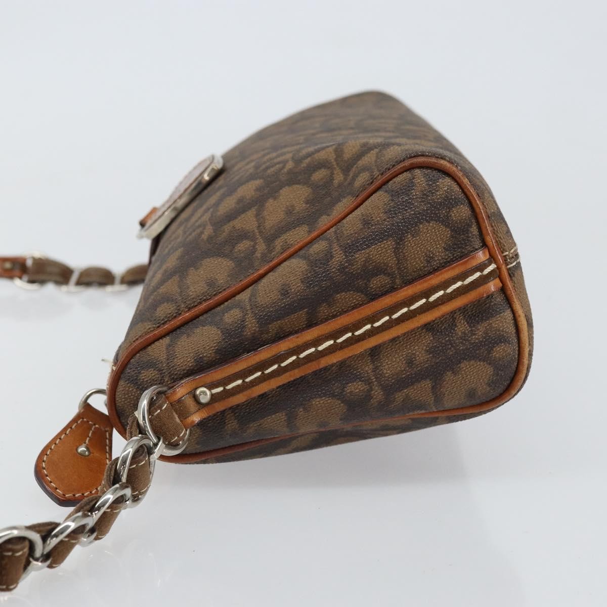 Christian Dior Trotter shoulder bag Canvas, BROWN, PVC, Shoulder bag