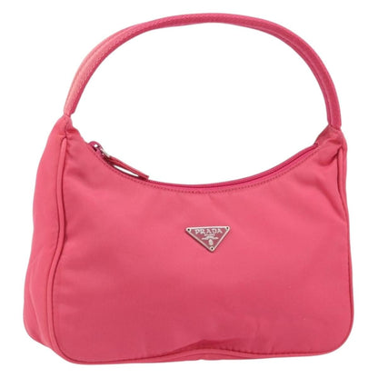 Prada Pochette Shoulder Bag Tessuto, PINK, NYLON, Clutche & pouche