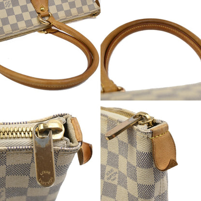 Louis Vuitton Saleya Handbag Damier, WHITE, CANVAS, Shoulder bag
