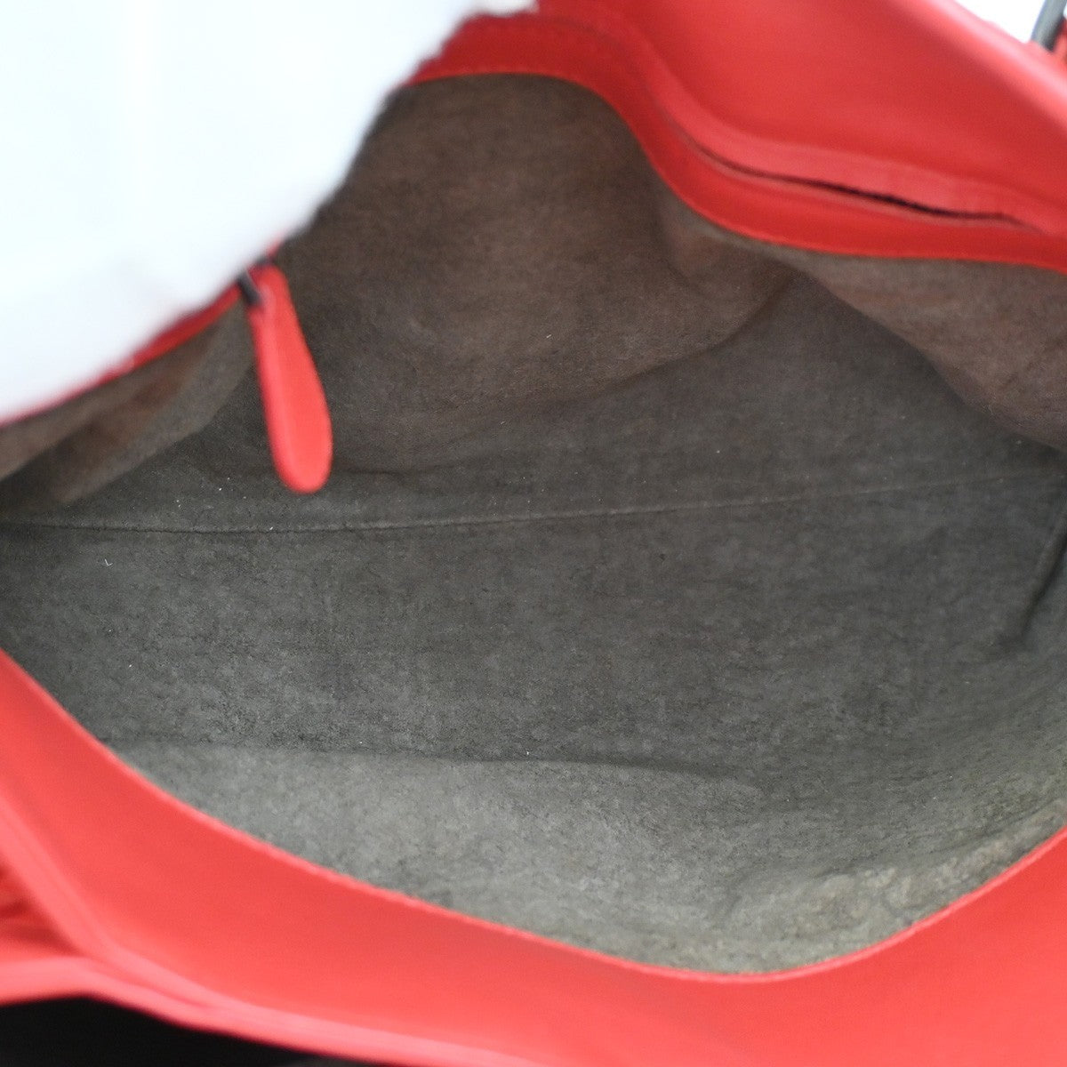 Bottega Veneta Roma Bag Intrecciato Nappa, RED, LEATHER, Handbag