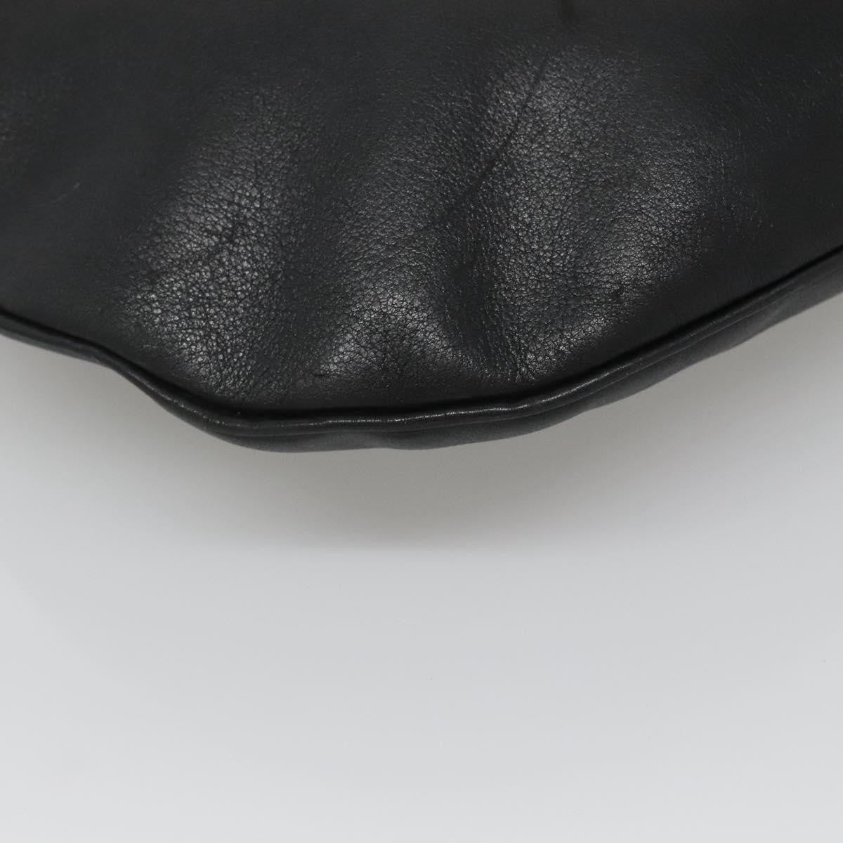 Gucci Vintage Shoulder Bag Leather, BLACK, LEATHER, Shoulder bag