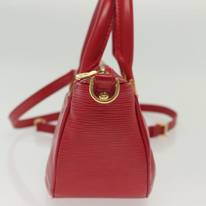 Louis Vuitton Danura Handbag Epi, RED, LEATHER, Handbag