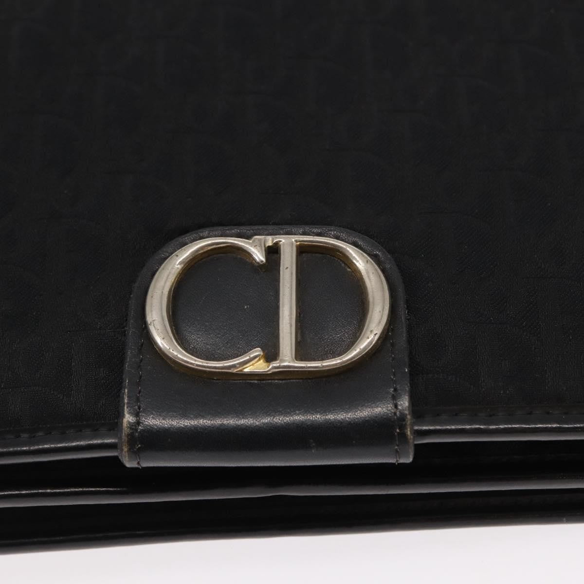 Christian Dior Vintage CD trotter Shoulder bag Canvas, BLACK, CANVAS, Shoulder bag