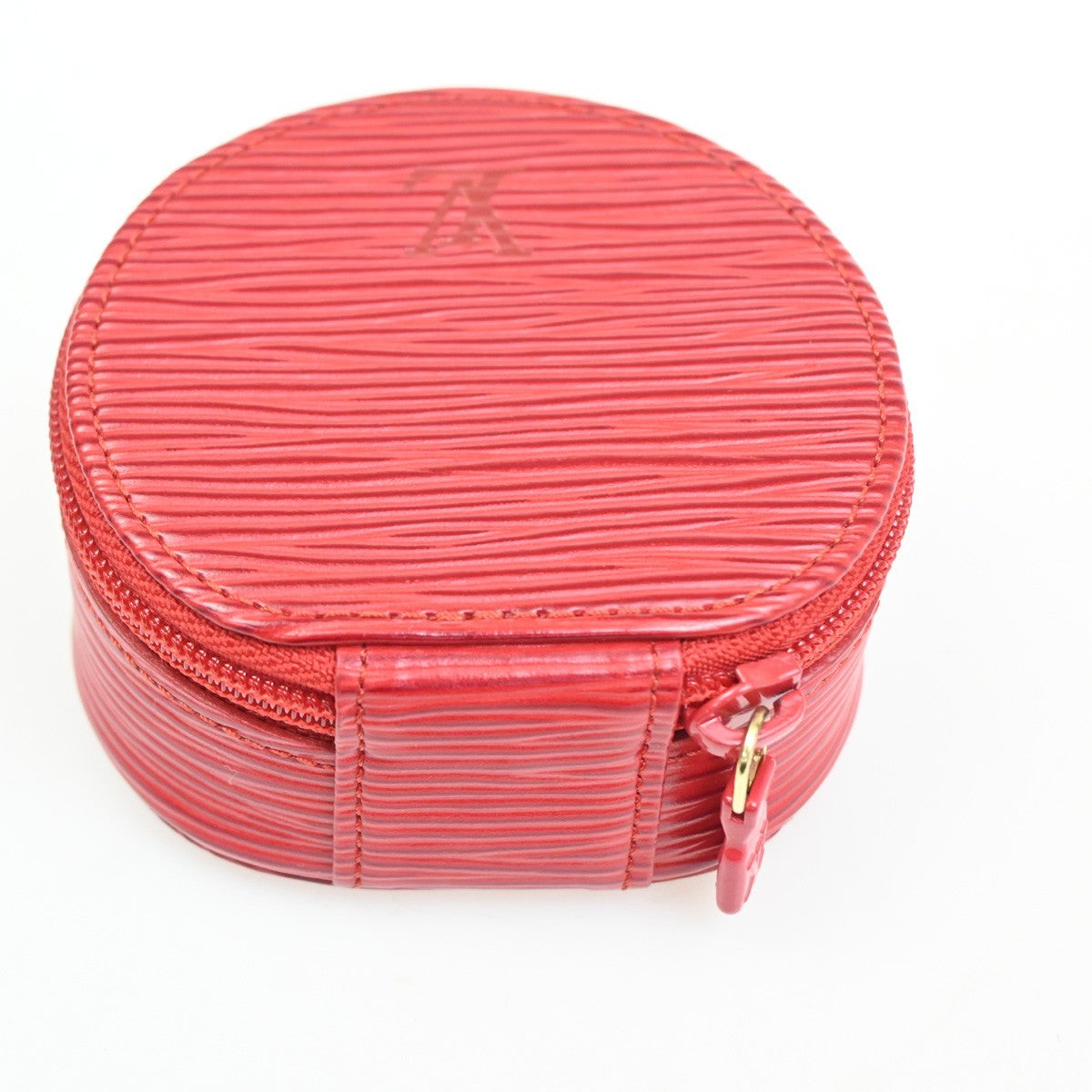 Louis Vuitton Ecrin Bijoux Jewelry Case Epi Leather, RED, LEATHER, Clutche & pouche