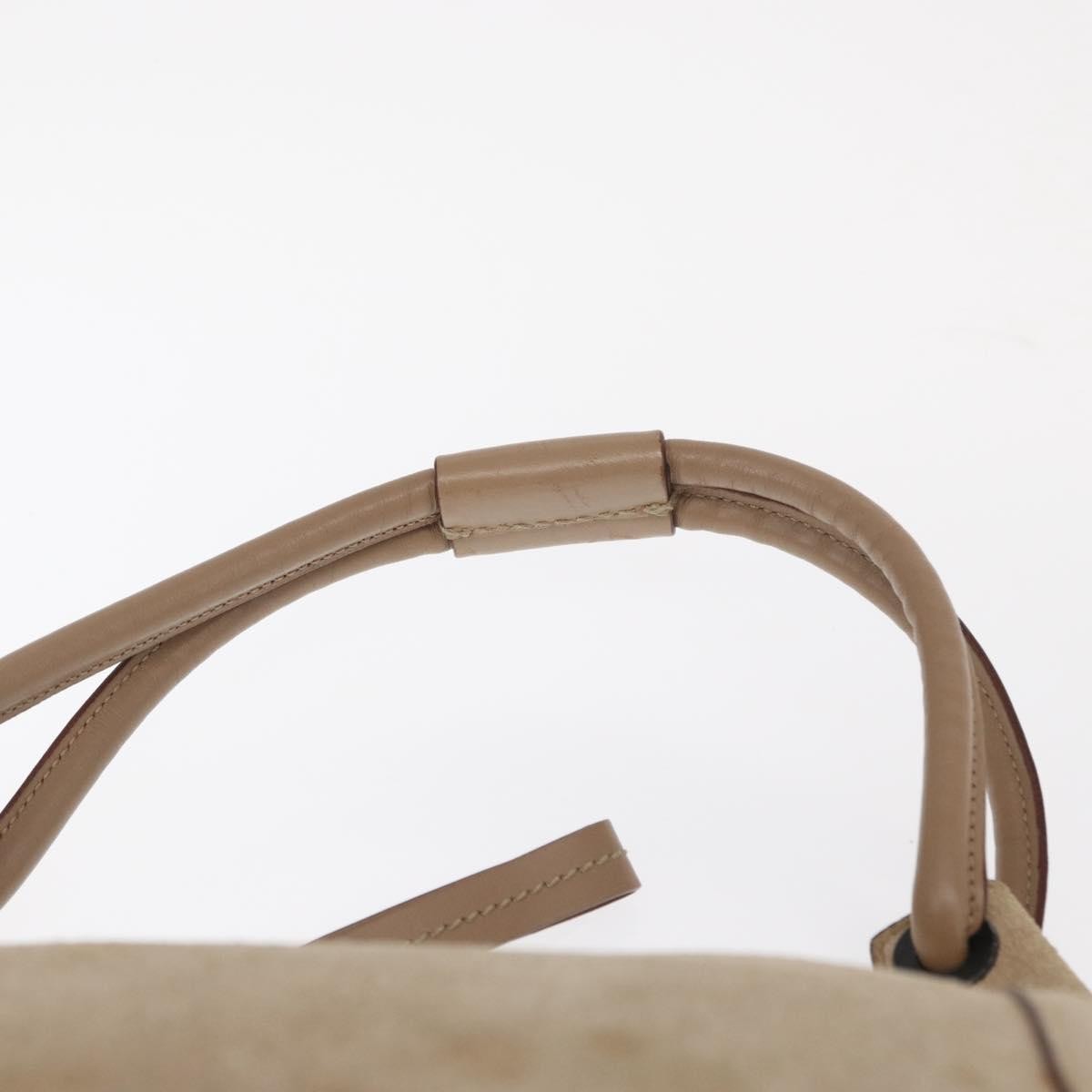 Gucci Vintage Handbag Suede, BEIGE, SUEDE, Handbag