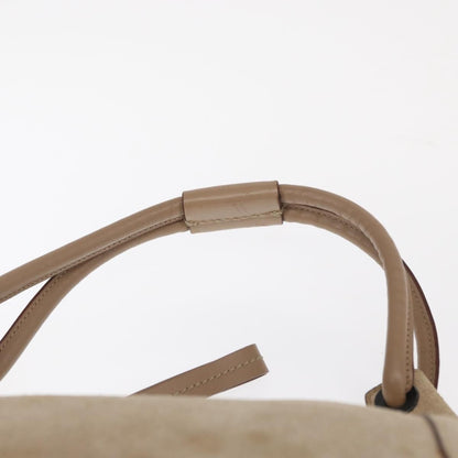 Gucci Vintage Handbag Suede, BEIGE, SUEDE, Handbag