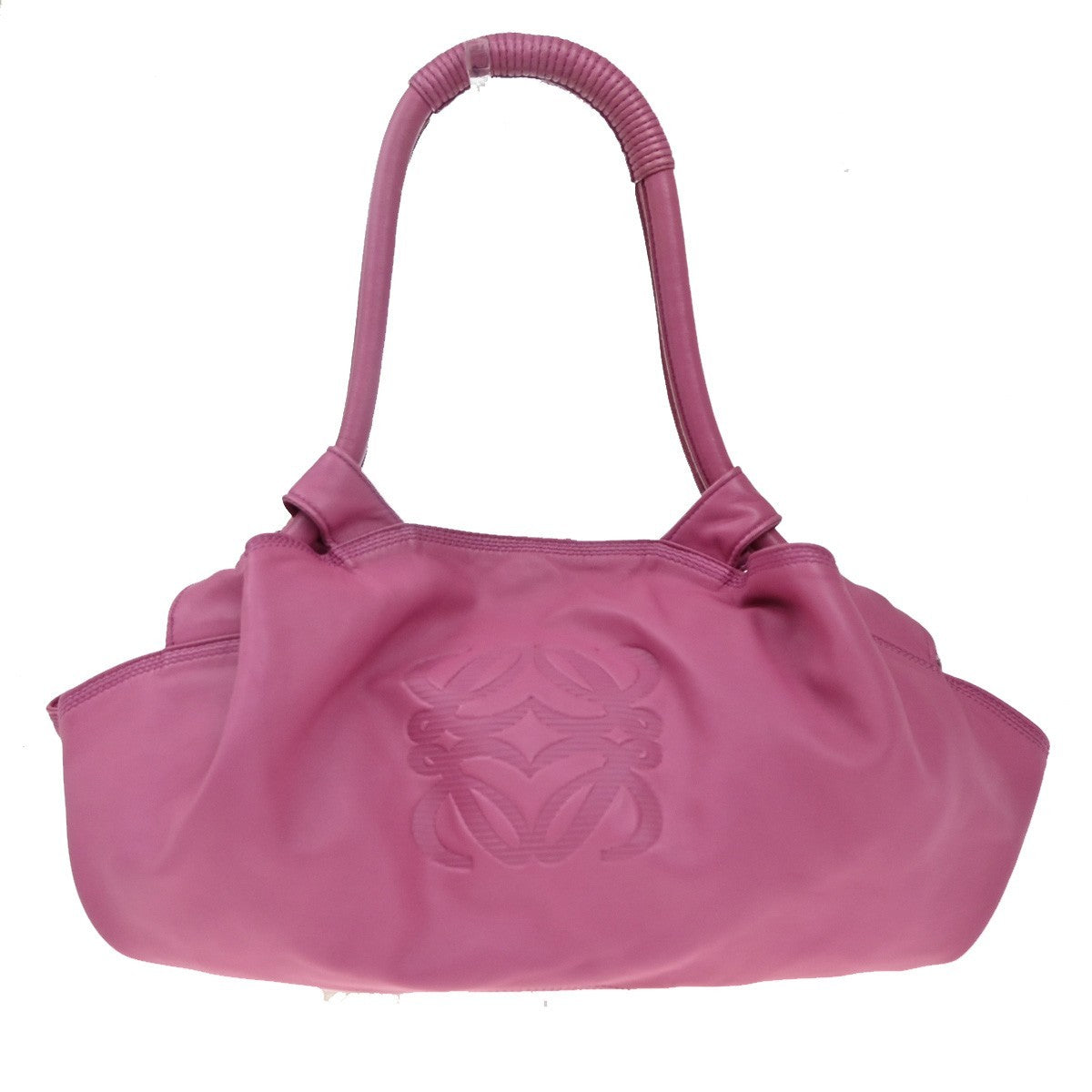 Loewe Anagram Logo Nappa Aire Hand Bag Leather, PINK, LEATHER, Handbag