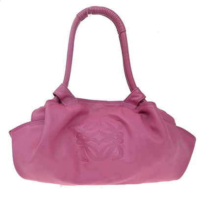 Loewe Anagram Logo Nappa Aire Hand Bag Leather, PINK, LEATHER, Handbag