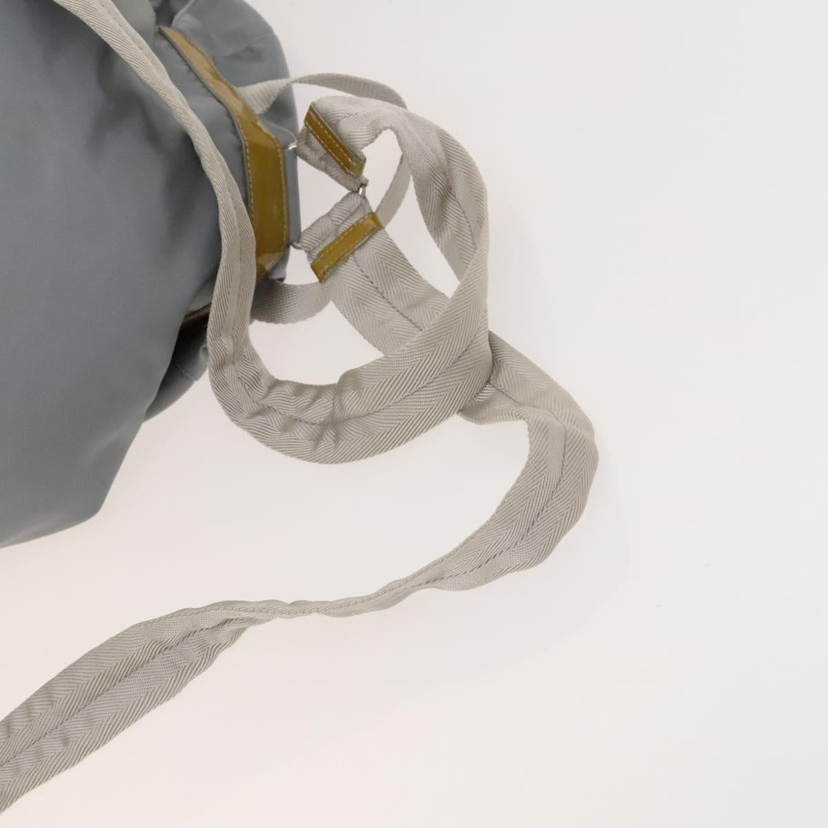 Prada Double Front Pocket Backpack Tessuto, BLUE, NYLON, Backpack