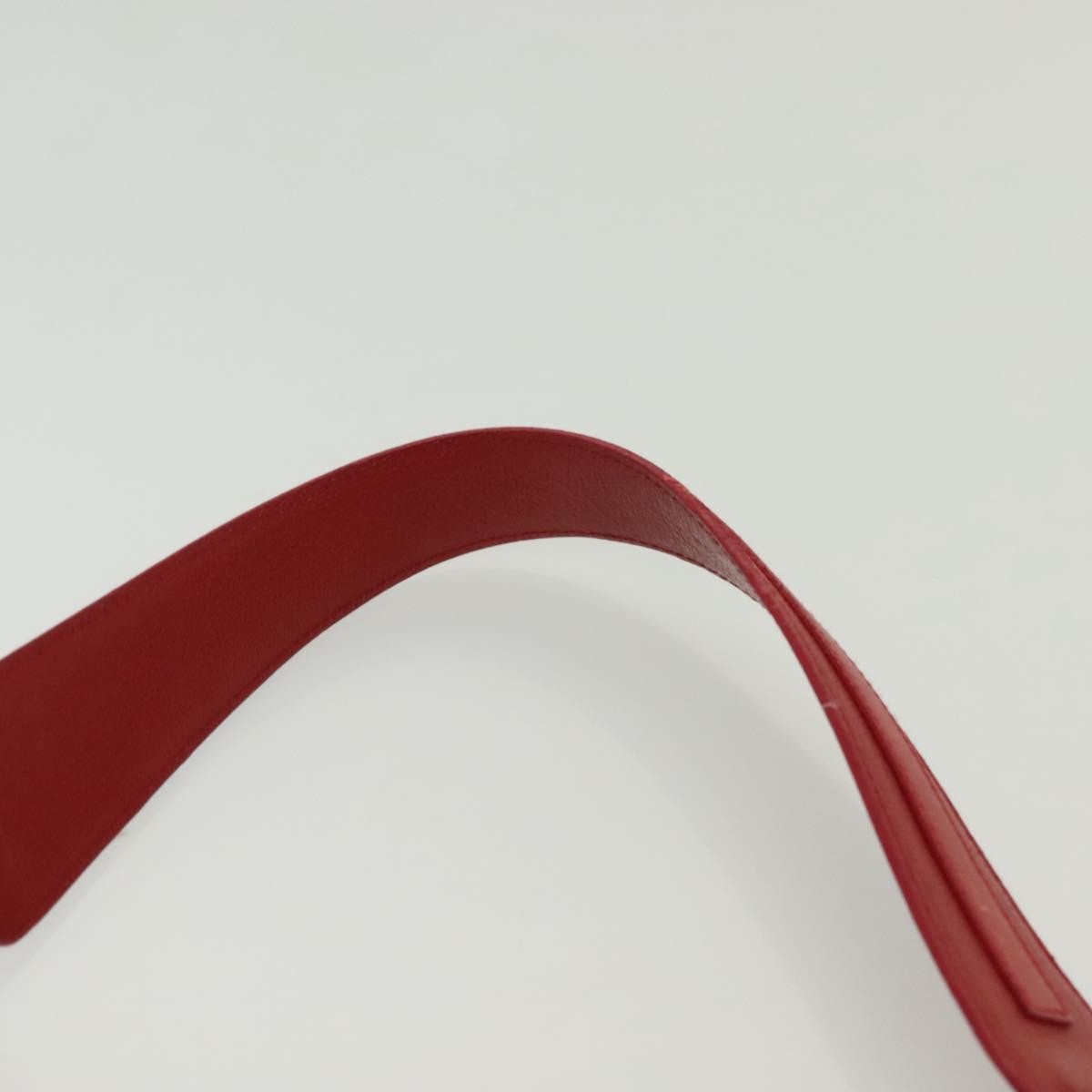 Bvlgari Chandra Top Handle Bag Leather, RED, LEATHER, Shoulder bag