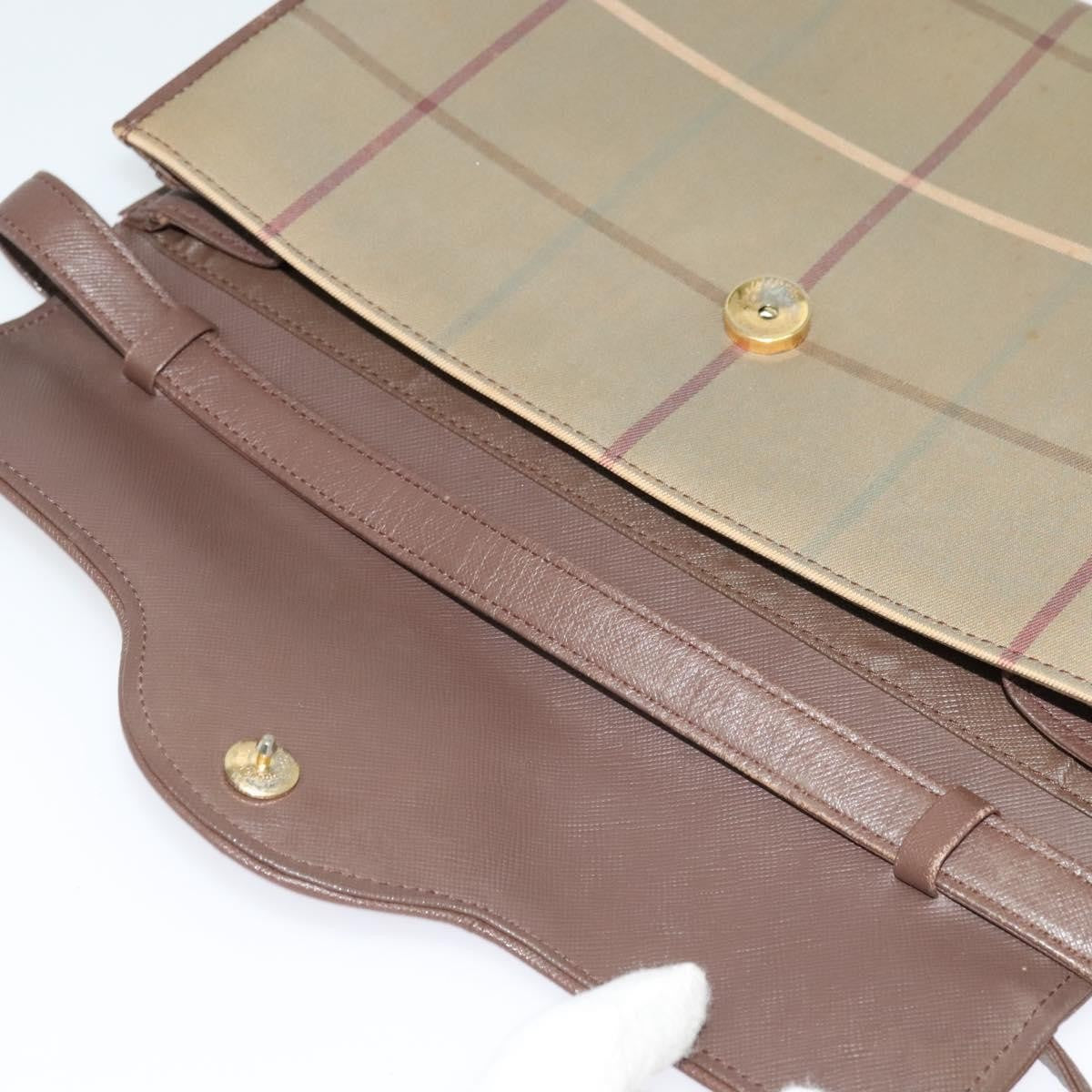 Burberry Nova check Shoulder bag Canvas, BEIGE, CANVAS, Shoulder bag