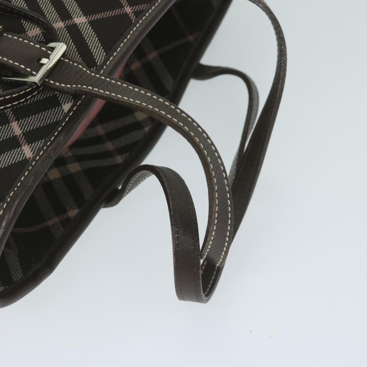 Burberry Nova Check Tote canvas check pattern, BROWN, CANVAS, Tote bag