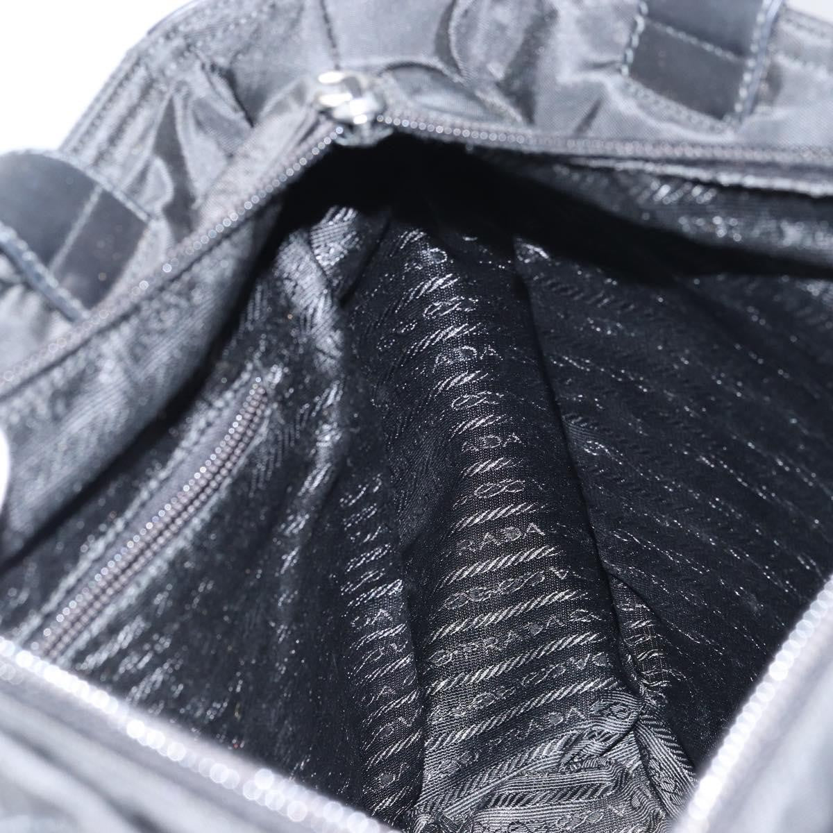 Prada Vintage Tote Nylon, BLACK, NYLON, Tote bag