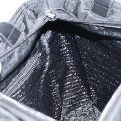 Prada Vintage Tote Nylon, BLACK, NYLON, Tote bag