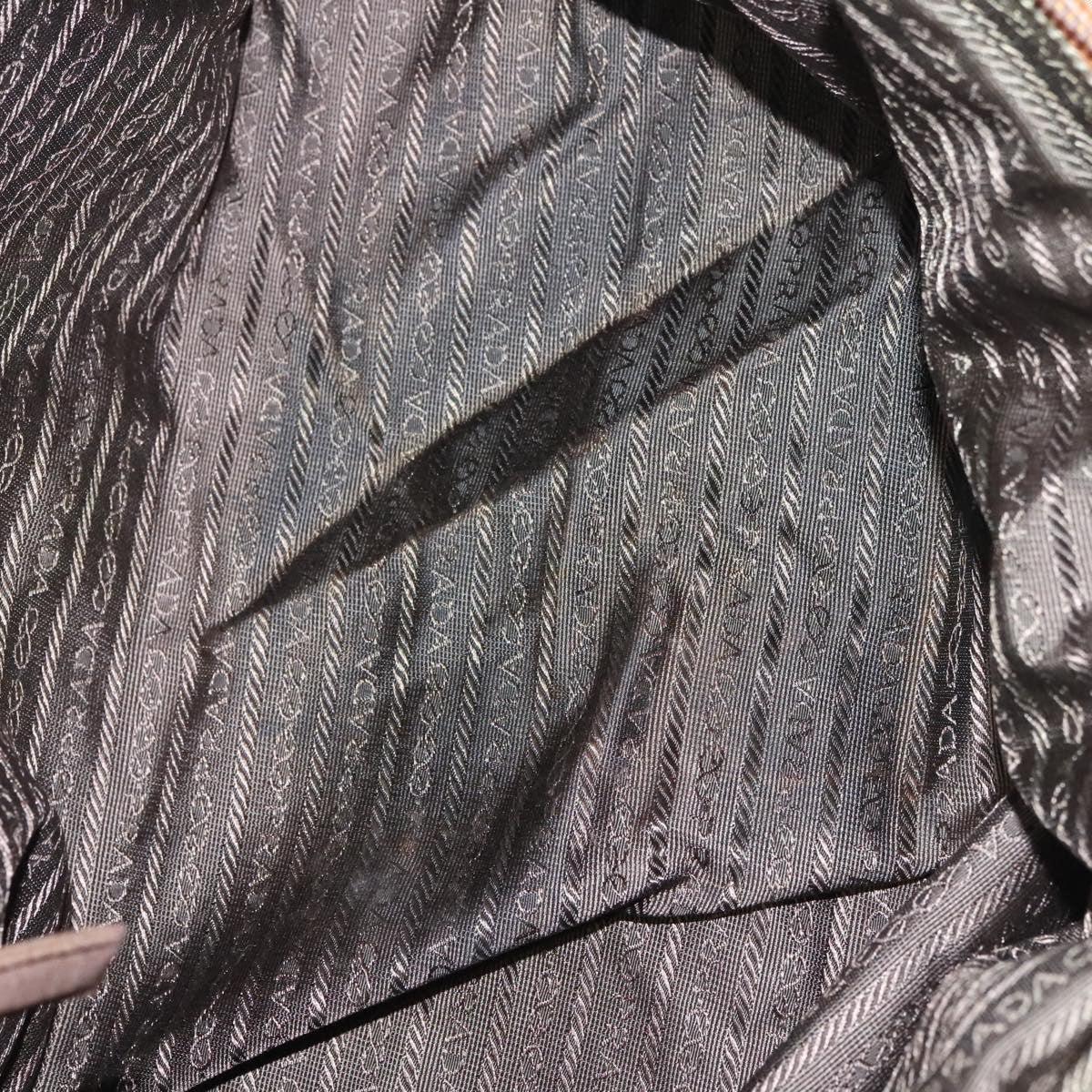 Prada Chain Shoulder Bag Tessuto, BEIGE, NYLON, Shoulder bag