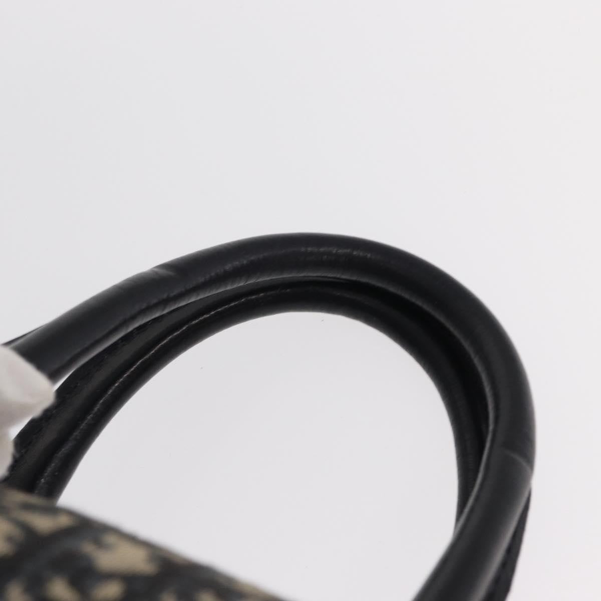 Christian Dior Vintage Trotter Boston Bag Canvas, NAVY, CANVAS, Travel bag