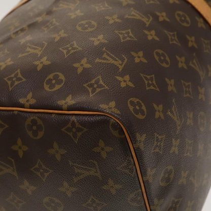 Louis Vuitton Keepall Bag Monogram Canvas, BROWN, CANVAS, Travel bag