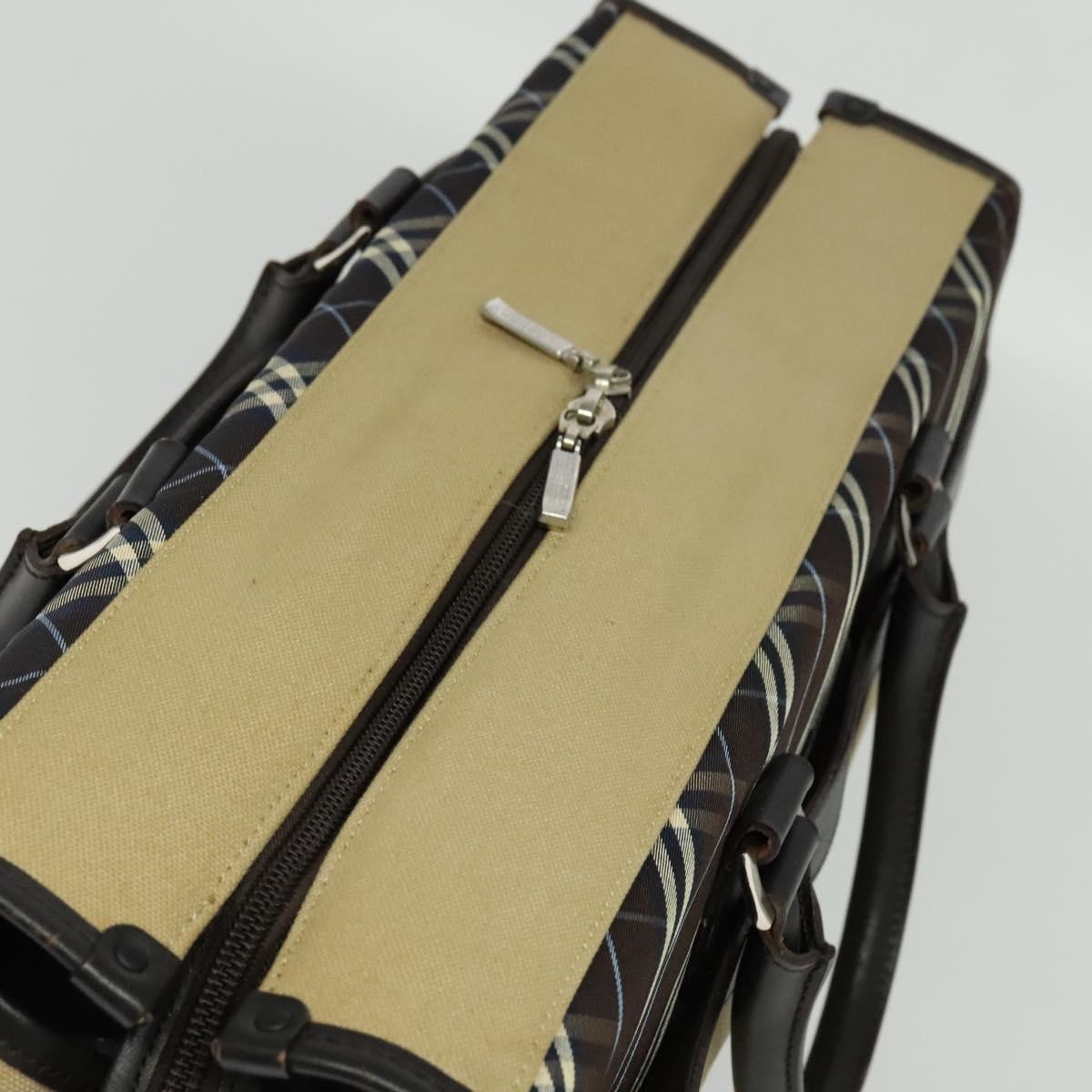 Burberry Blue Label Tote Bag Canvas, BEIGE, CANVAS, Tote bag