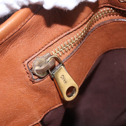 Chloe Vintage Tote bag Leather, BROWN, LEATHER, Tote bag