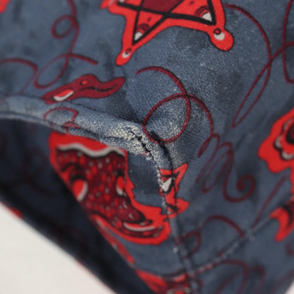 Loewe Paula's Ibiza Cushion Tote Printed Canvas, RED, CANVAS, Tote bag