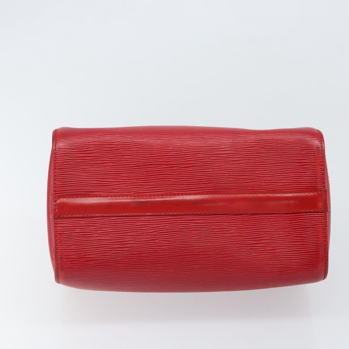 Louis Vuitton Speedy Handbag Epi Leather, RED, LEATHER, Handbag
