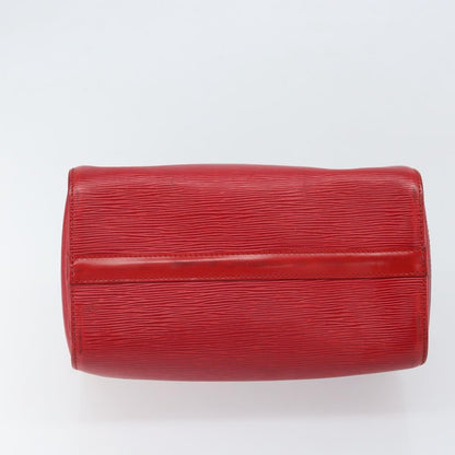 Louis Vuitton Speedy Handbag Epi Leather, RED, LEATHER, Handbag