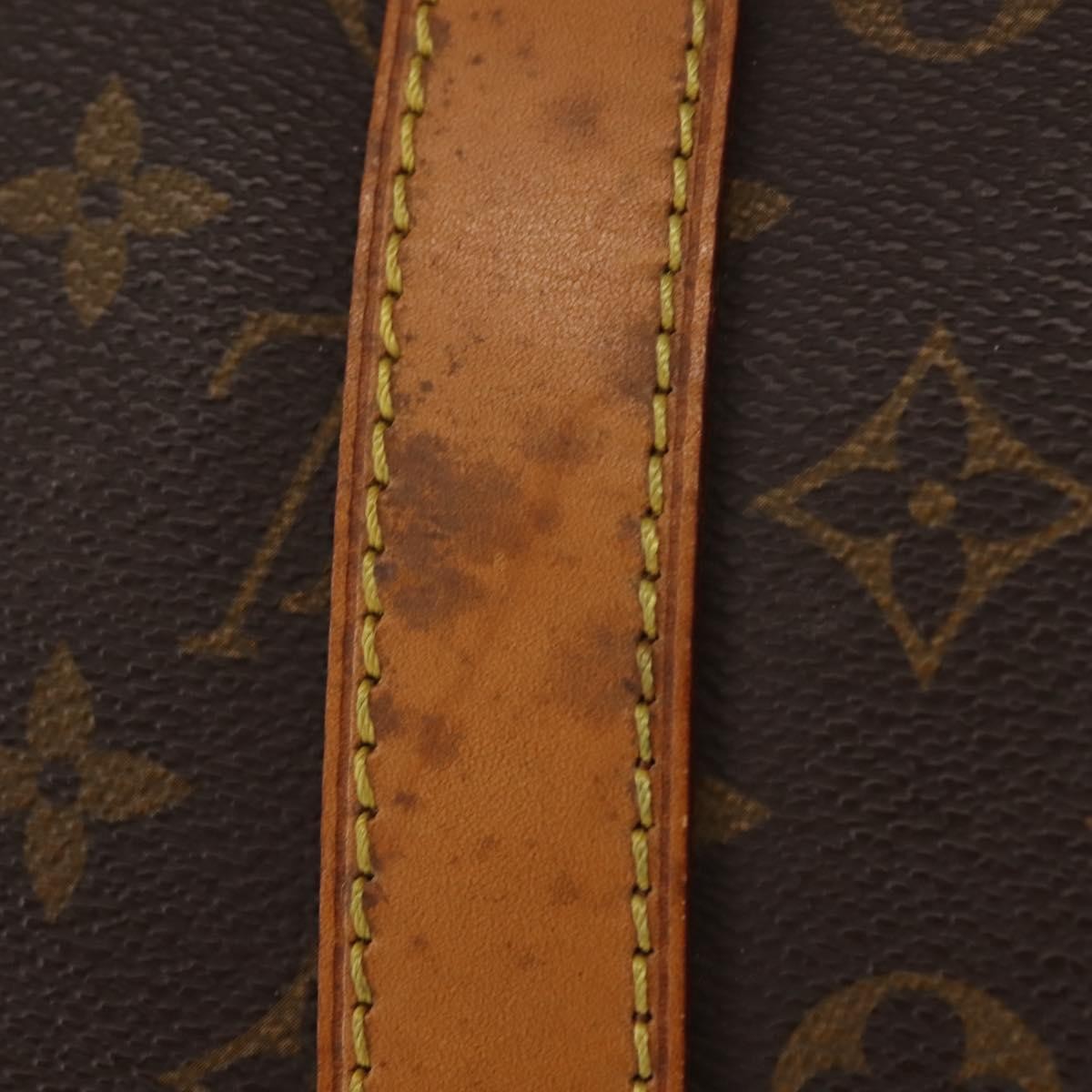 Louis Vuitton Keepall Bag Monogram Canvas, BROWN, CANVAS, Travel bag