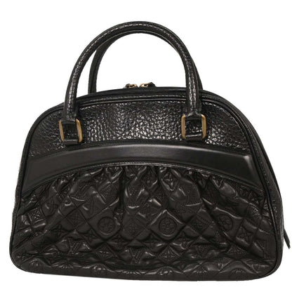 Louis Vuitton Mizi Vienna Handbag Monogram Quilted Lambskin, BLACK, LEATHER, Handbag